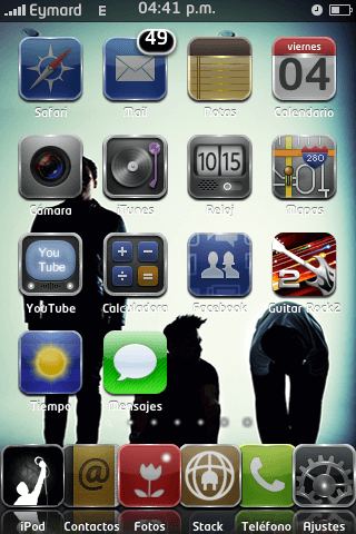 6 iconos dock