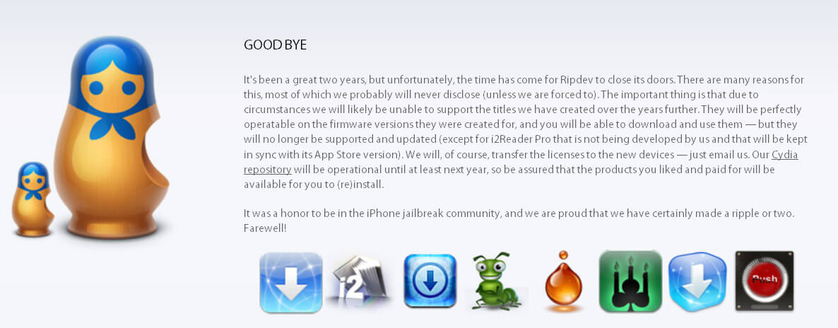 Ripdev dice adios a la scene del iPhone