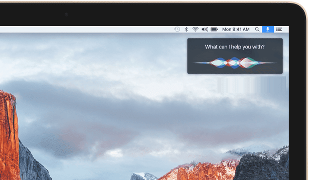 Siri en OS X 10.12