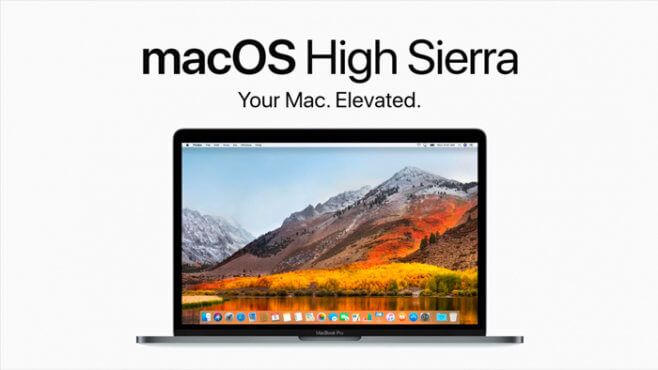 macOS Hig Sierra 10.13.6